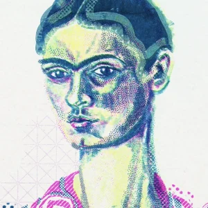 selbstbildnis in einem samtkleid. interpretation.